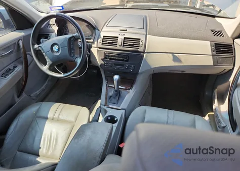 2006 BMW X3 3.0I из США, поврежденный, VIN WBXPA93416WG82378